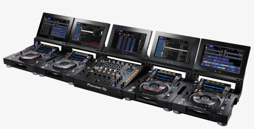 Pioneer Cdj Tour1 Cdj Touring Model W/ Folding 13 Inch - Pioneer Cdj-tour1 Tour System Multi-player, transparent png #5973689