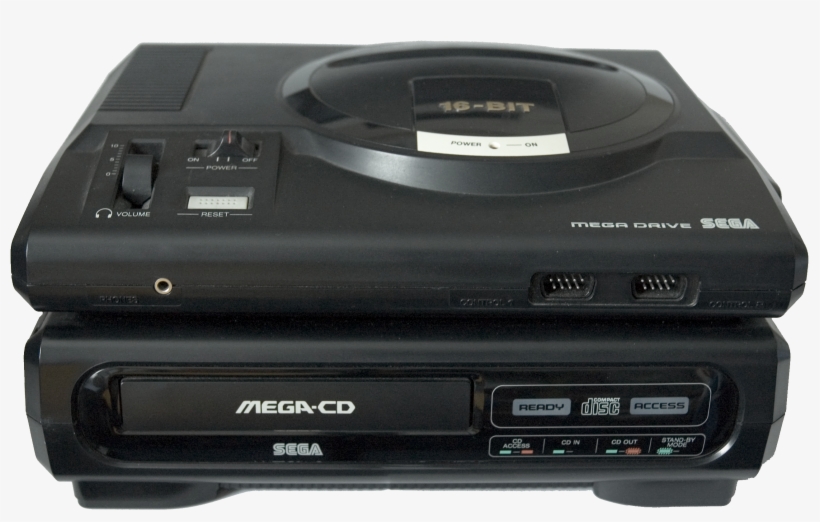 File - Megacd - Sega Mega Cd 1, transparent png #5974012