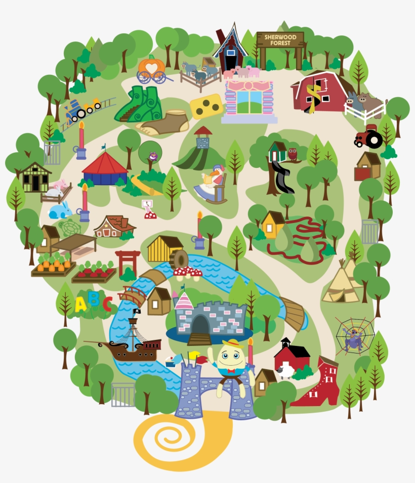 Jpg Black And White Download Attractions Fairytale - Fairytale Town Sacramento, transparent png #5974070