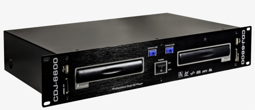 Cdj-6600 Professional Dj Dual Cd Player - Cdj, transparent png #5974492