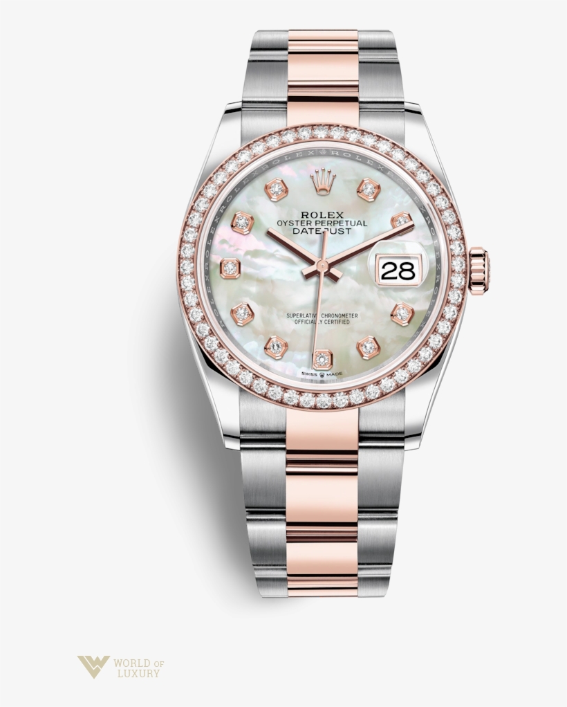 Rolex Oyster Perpetual Datejust 36 Stainless Steel - Rolex Datejust 41 Silver Dial Steel And 18k Yellow, transparent png #5974583