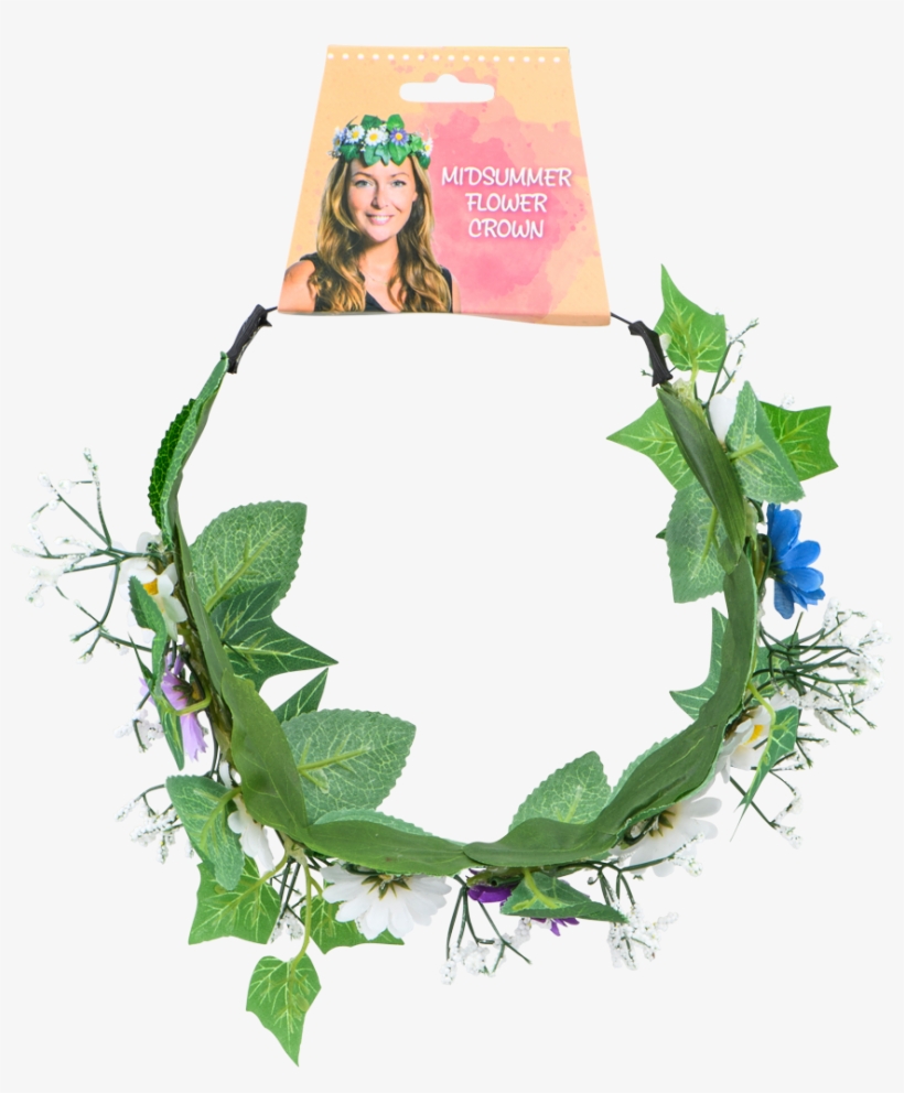 Mid Summer Flower Crown, , Large - Blomsterkrans Til Midtsommer, transparent png #5974625
