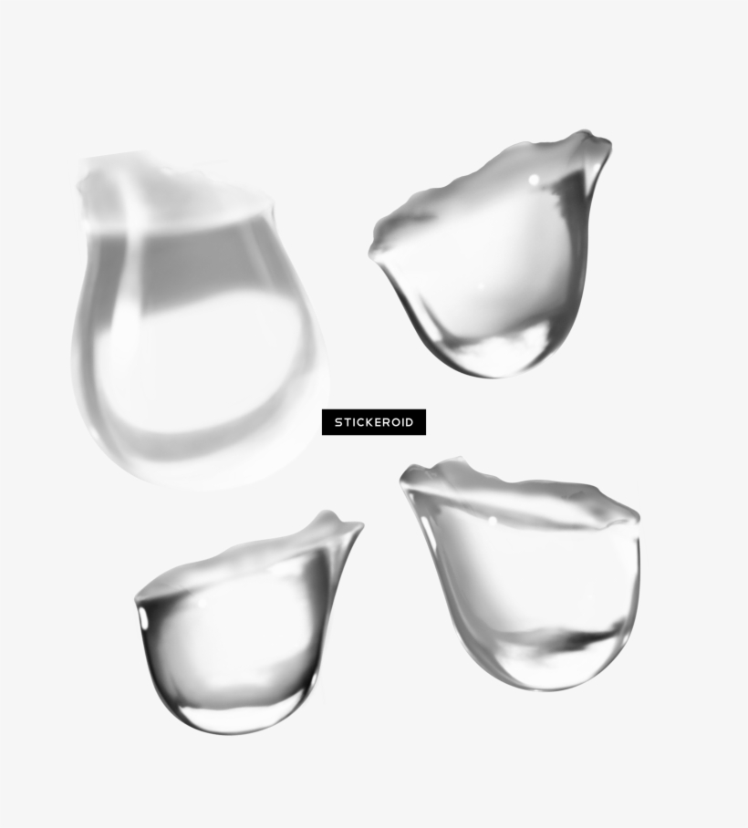 Water Drops - Brassiere, transparent png #5975209