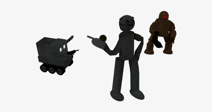 The Three Cyborgs - Standing, transparent png #5976285