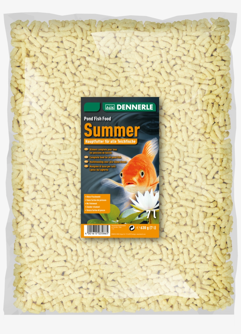 Dennerle Summer Pond Fish Food 7l, transparent png #5976525