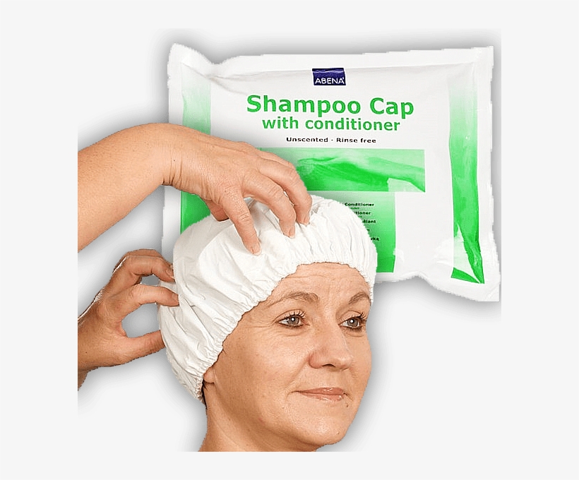 Abena Rinse Free Shampoo Cap With Conditioner - Unscented, transparent png #5976530