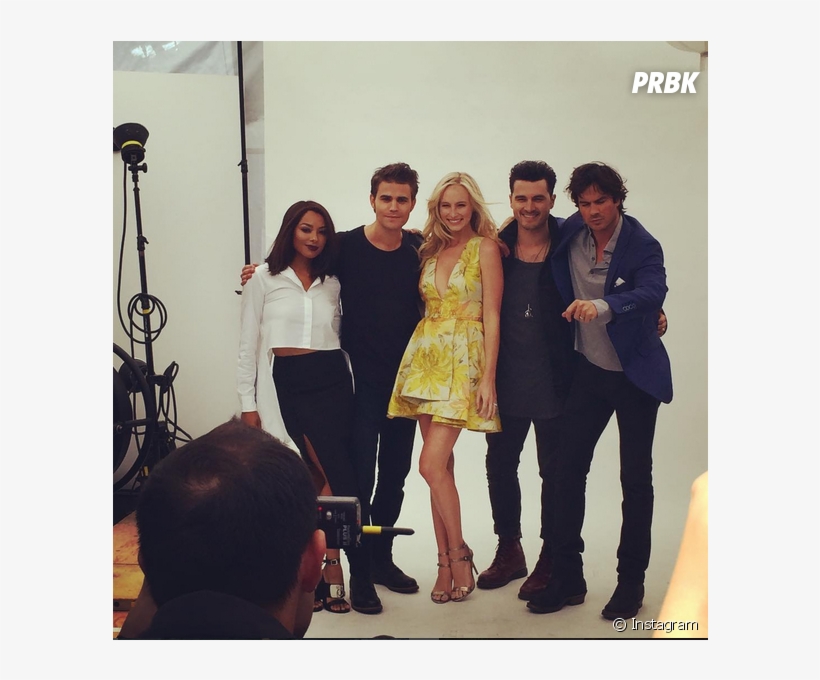 Os Protagonistas Da Sétima Temporada De &quot - The Vampire Diaries, transparent png #5976533