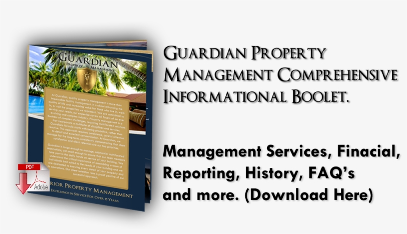 Guardian Property Managment Booklet - Management, transparent png #5976789
