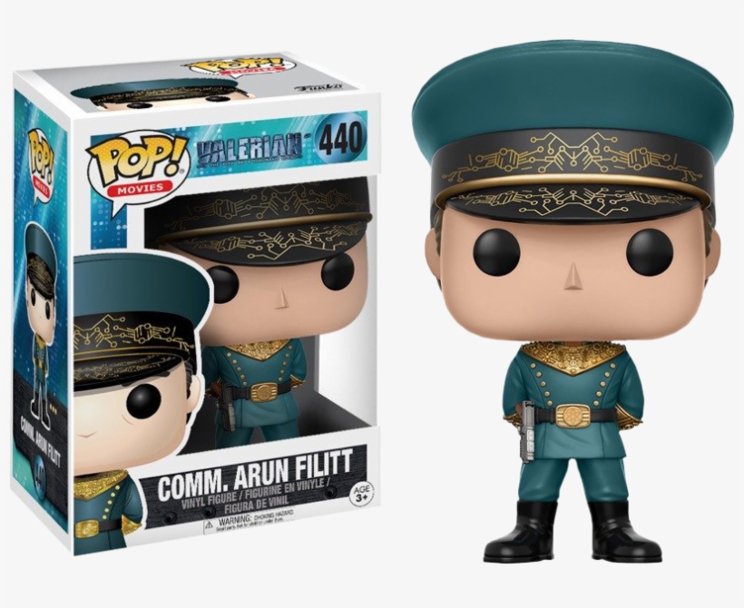 Funko Pop Vinyl Valerian Commander Arun Filitt Model - Arun Filitt, transparent png #5977605