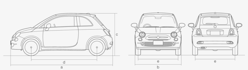 Specifications & Standard Equipment500 Lusso 主要諸元&主要装備 - Fiat 500, transparent png #5978224