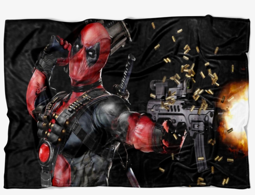 Deadpool Fleece Blanket, transparent png #5979254