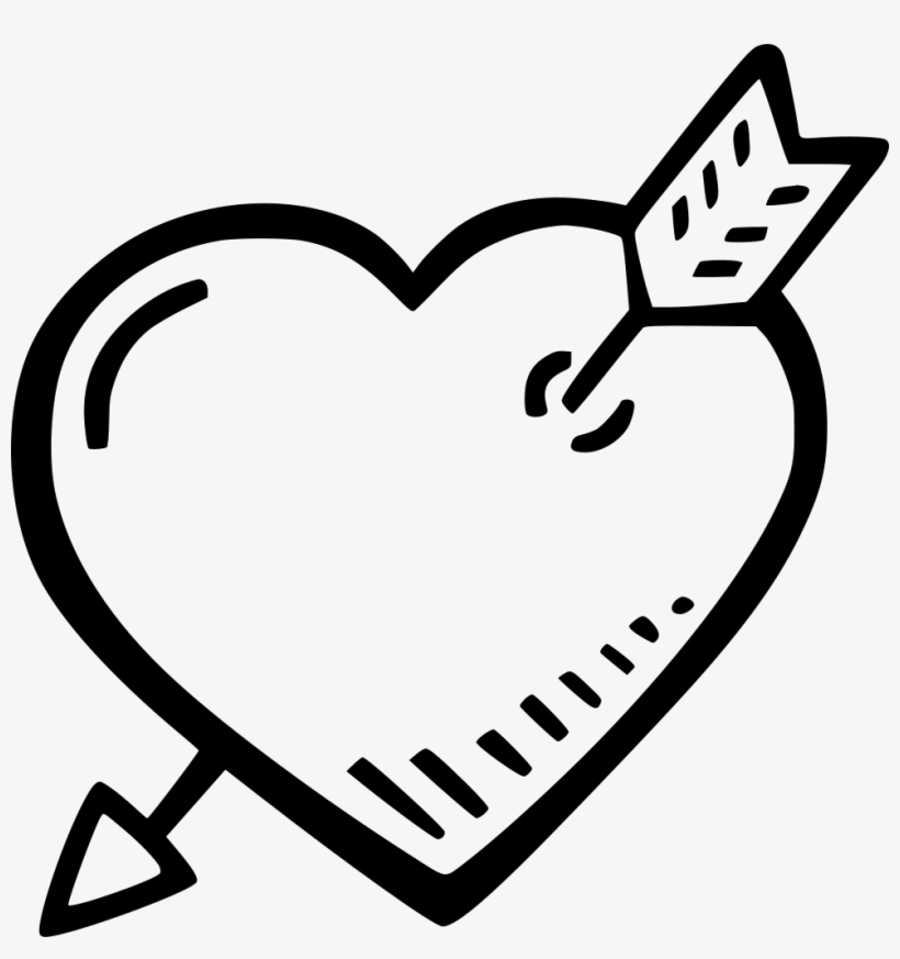 Heart And Arrow Comments - Heart Arrow Free Png, transparent png #5979683