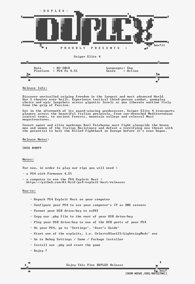 Sniper - Elite - 4 - Ps4-duplex - - Playstation 4, transparent png #5979684