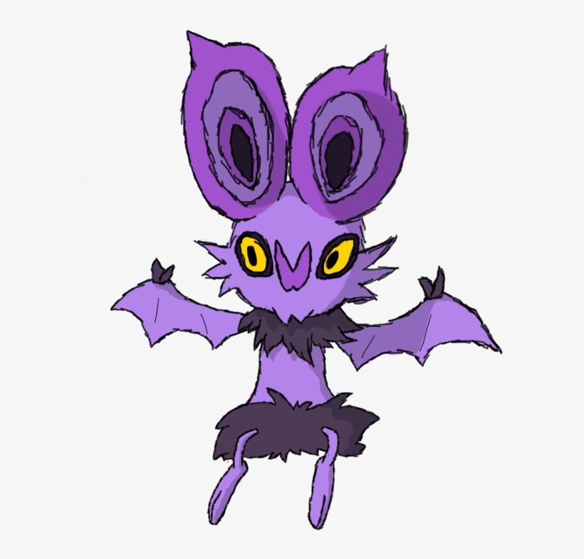 Amethyst The Noibat By The-meowster - Clip Art, transparent png #5979997