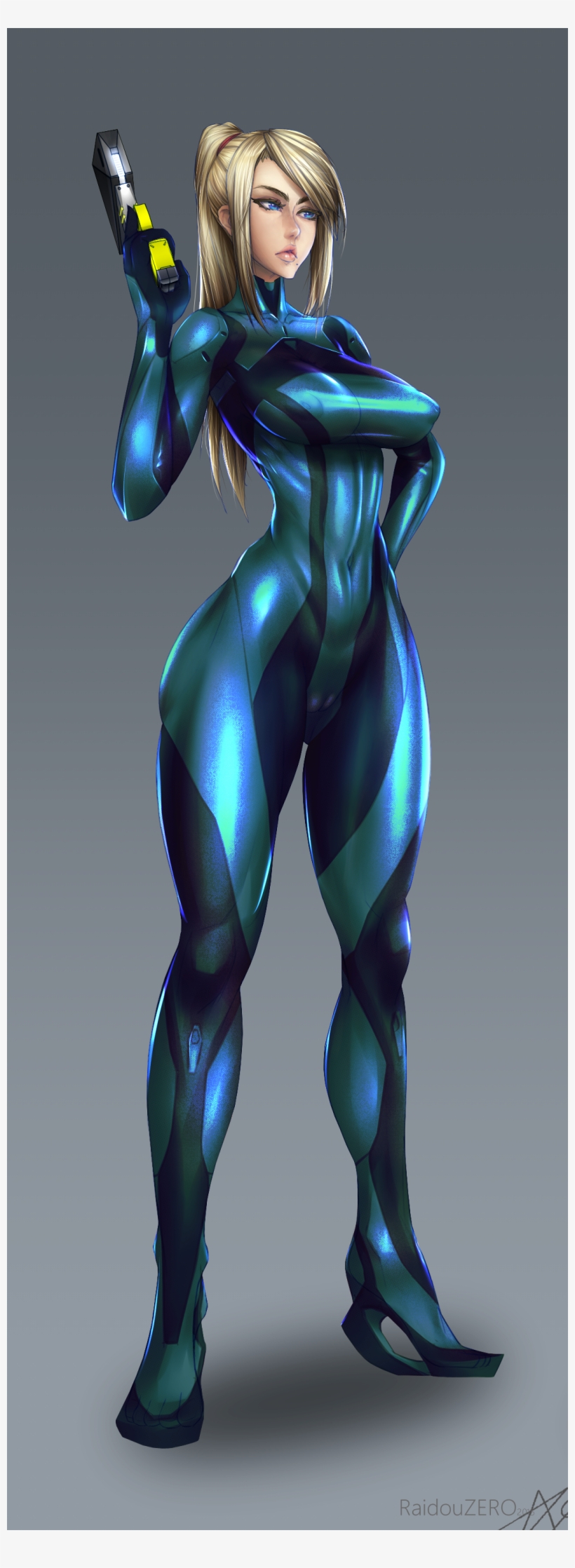 Zero Suit Samus - Samus Aran 3d Sexy, transparent png #5981744