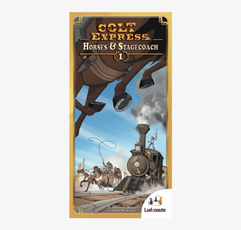 Horses & Stagecoach - Asmodee Colt Express: Horses And Stagecoach Expansion, transparent png #5982600