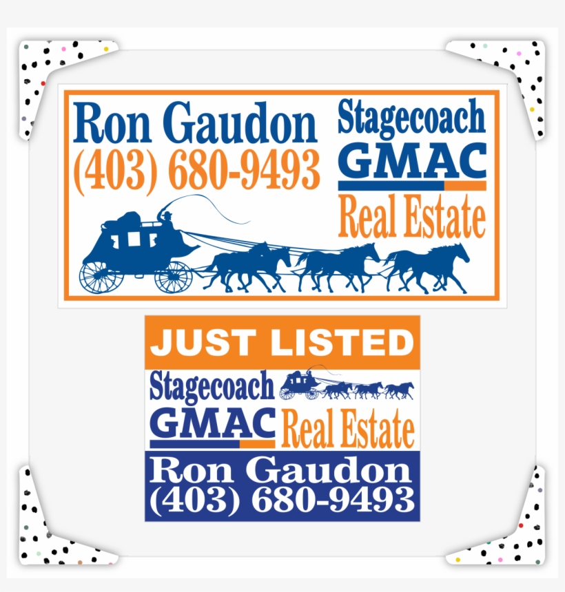 Stagecoach Gmac Realtor Signage & Car Magnets - Ally Financial Inc., transparent png #5983322