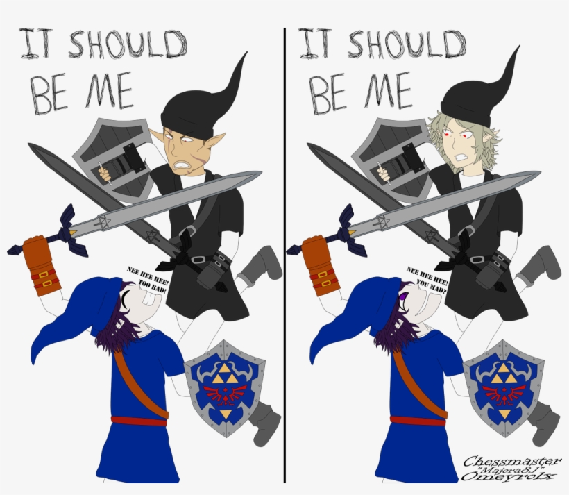 I Can Imagine Kokichi Trolling Him Over It- Xd Also - Dark Link, transparent png #5983378