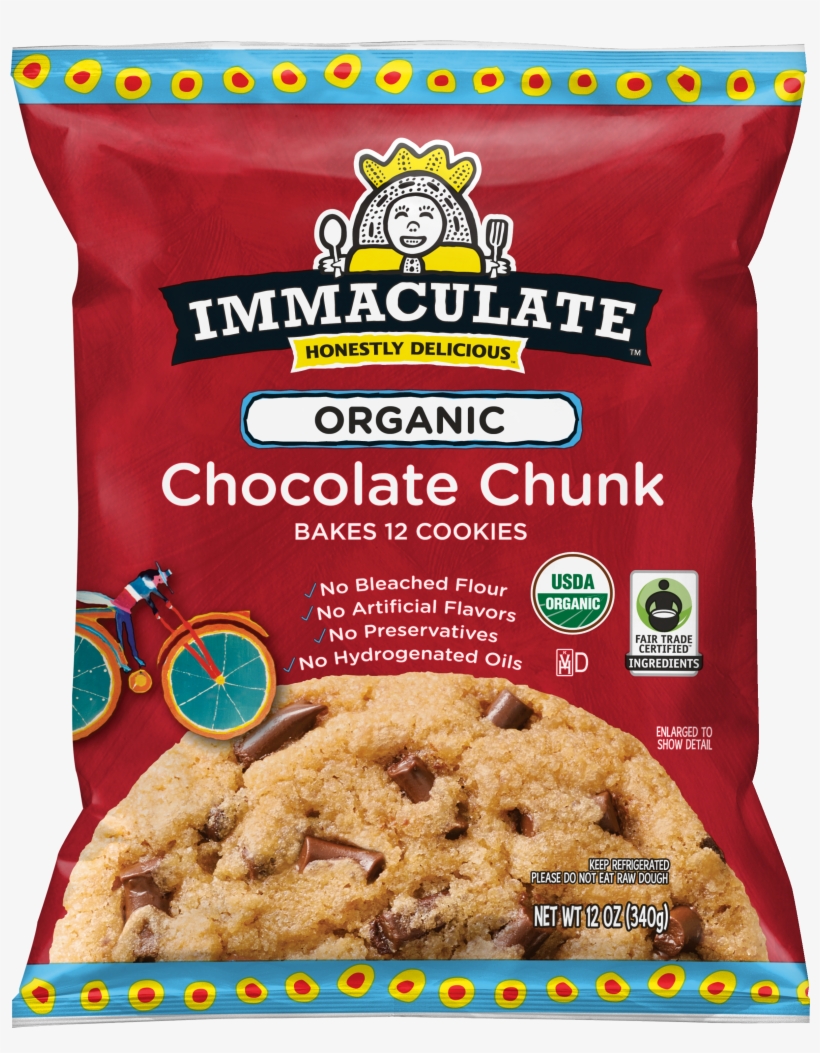 Picture Black And White Our Products Immaculate Baking - Immaculate Chocolate Chip Cookies, transparent png #5984280