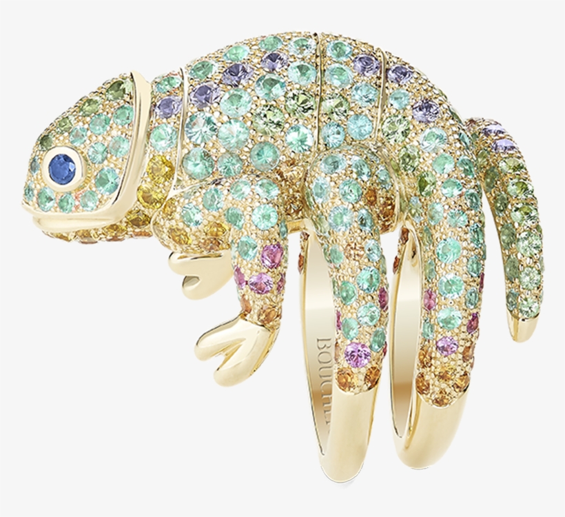 Masy, The Chameleon Ring - Boucheron Chameleon, transparent png #5988044