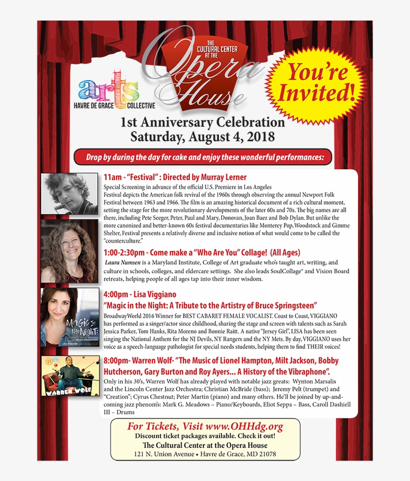 Cultural Center At The Opera House Celebrates Its First - Cultural Center At The Opera House, transparent png #5989956