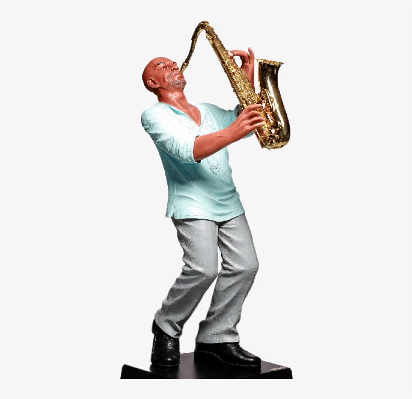 Classic Saxophone Player Figurine - Bellagio Hotel And Casino, transparent png #5990178