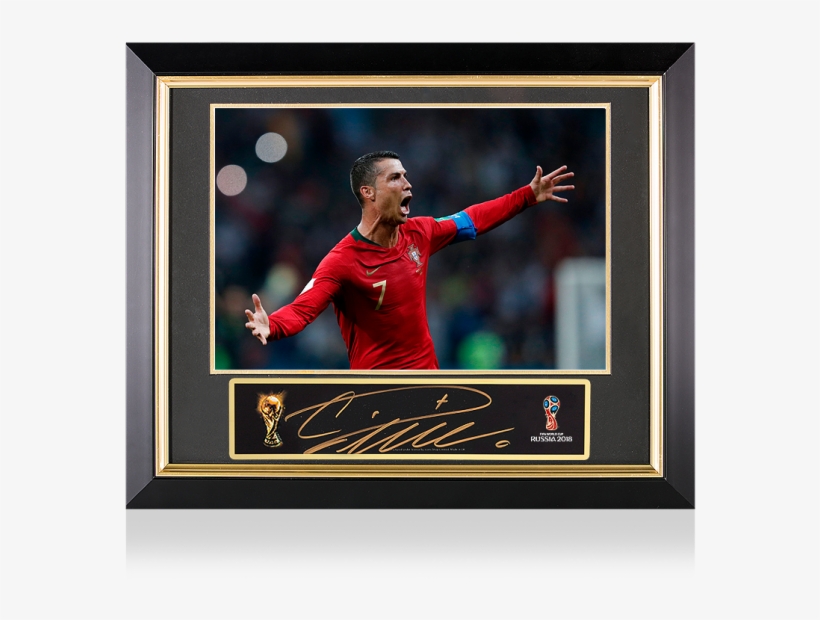 Cristiano Ronaldo Official Fifa World Cup Signed Plaque - Cristiano Ronaldo Fifa World Cup 2018, transparent png #5990588