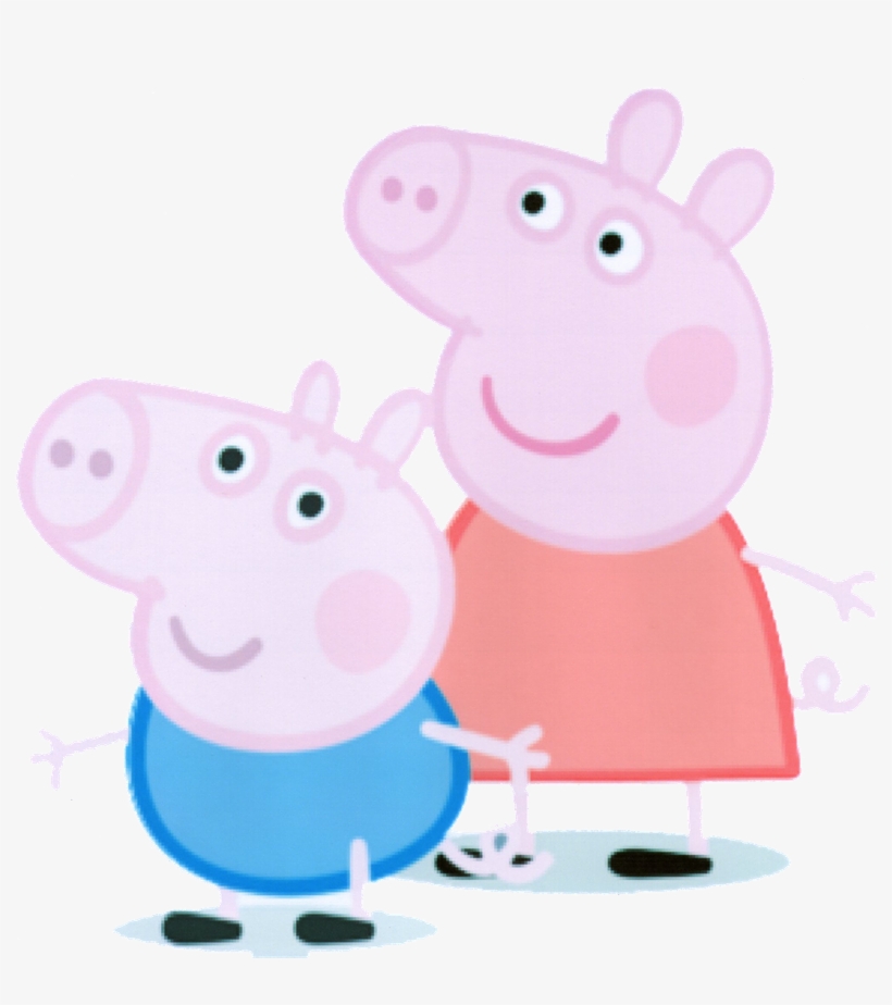 Minus George Pig, Peppa Pig, Me Gustas, Clip Art, Buttons - Peppa Pig, transparent png #5990930