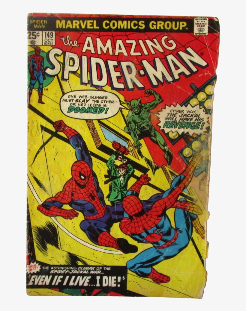 Vintage Comic Amazing Spider - Spiderman Ben Reilly First Appearance, transparent png #5991043