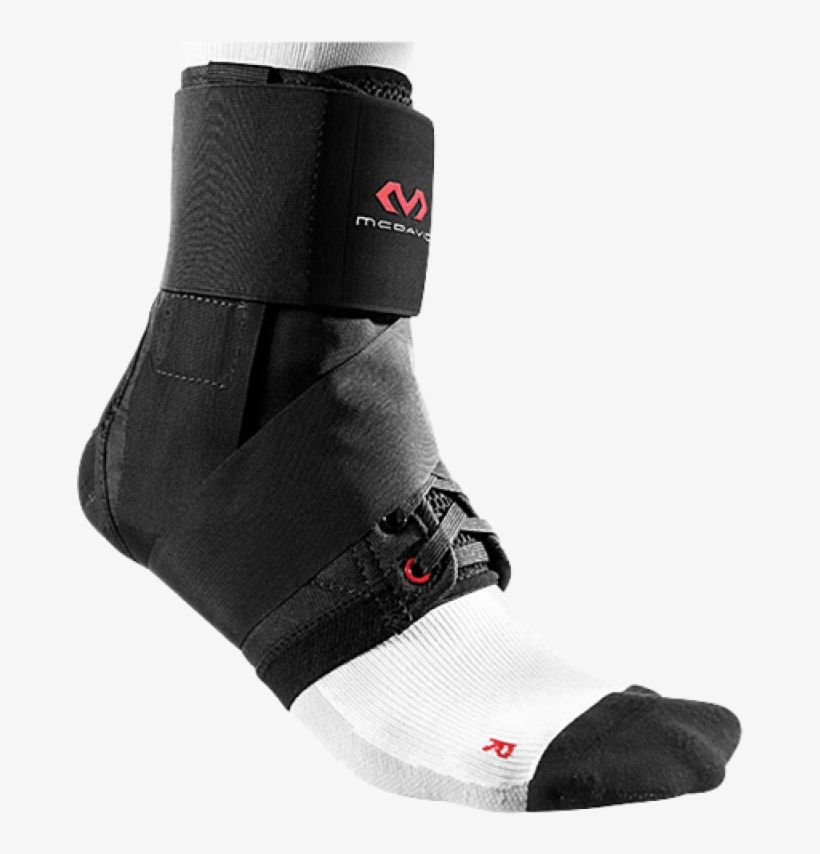 Mcdavid Lightweight Ankle Brace W/strap Black, X-small, transparent png #5991093