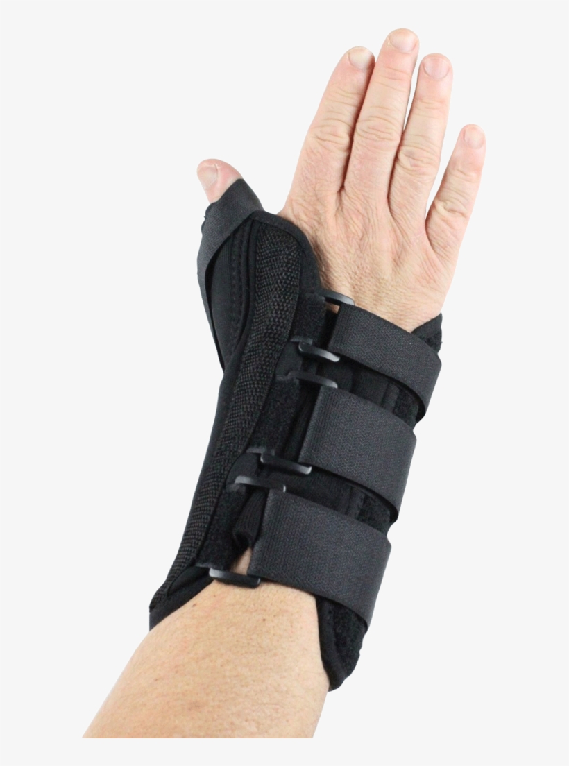 Item - Premium Wrist Brace With Thumb Spica, transparent png #5991151