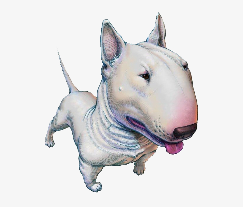 Bull Terrier Cartoon - Mini Bull Terrier Cartoon, transparent png #5991871