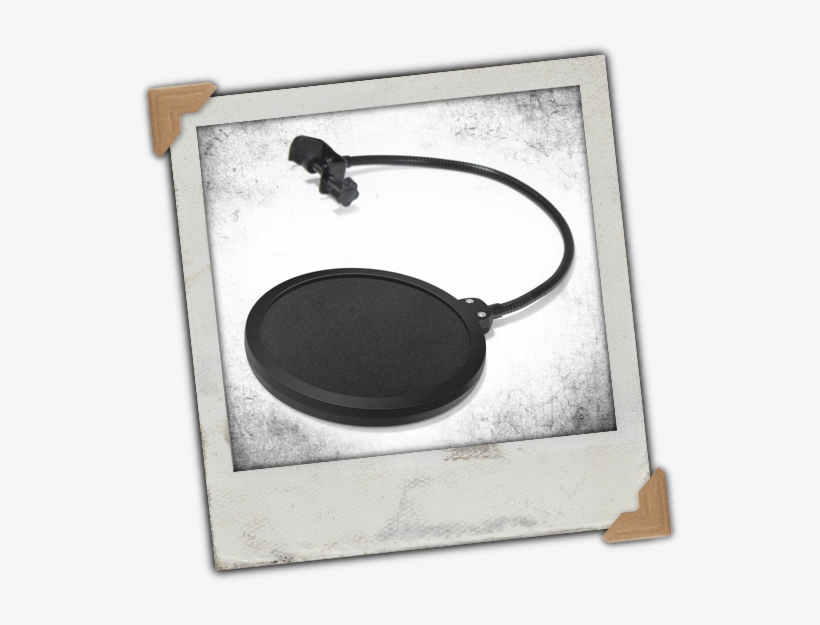 Microphone Pop Filter Swivel With Double Layer Sound - Innogear Microphone Pop Filter Mu006, transparent png #5992543