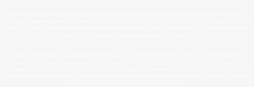 Popfilter Studios Is A State Of The Art Recording Studio - Beige, transparent png #5992888