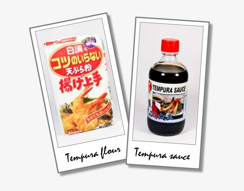 They Are Tempura Flour And Concentrated Tempura Sauce, transparent png #5993162