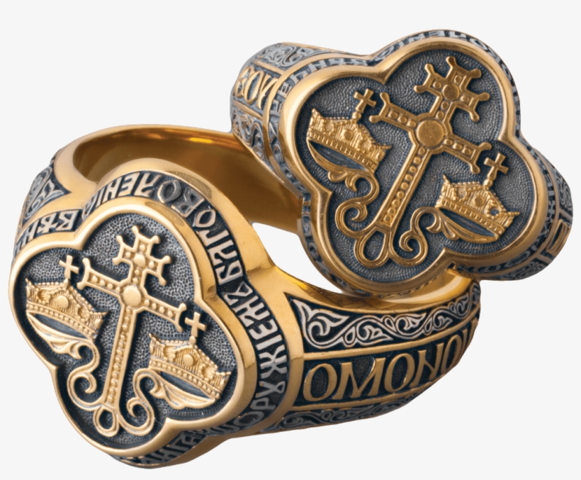 Byzantine Wedding Signet Ring Master Jeweler Fedorov, transparent png #5993385