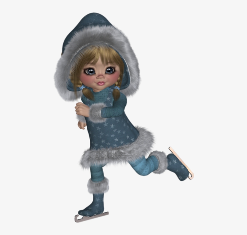 Little Designs, Ice Skaters, Gingerbread, Dolls, Cookies, - Barbie, transparent png #5993439
