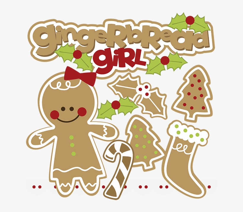 Gingerbread Girl Round Ornament, transparent png #5993536