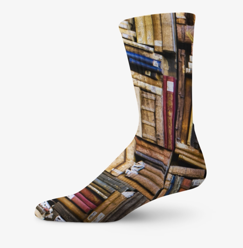 Old Books Crew Socks - Rocking Chair, transparent png #5994021