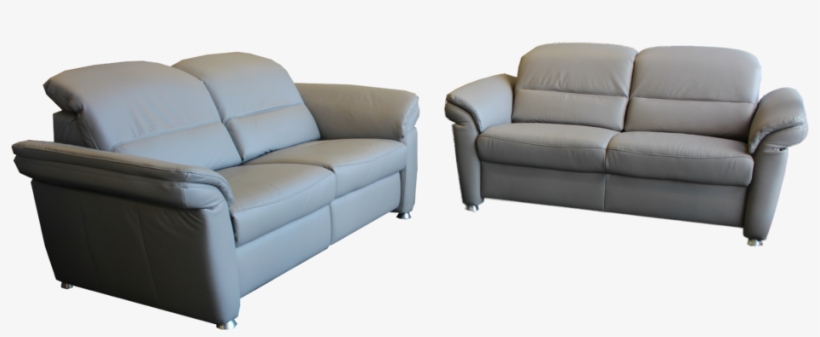 3-3 Ledersofa "tamina" - North Rhine-westphalia, transparent png #5994466