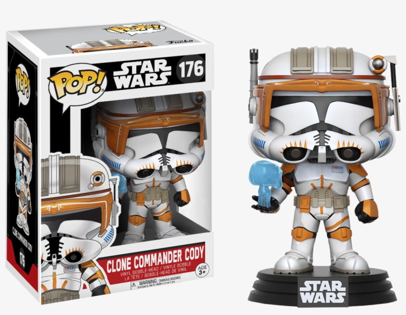 Clone Commander Cody Pop Vinyl Figure - Commander Cody Pop Walgreens, transparent png #5994816