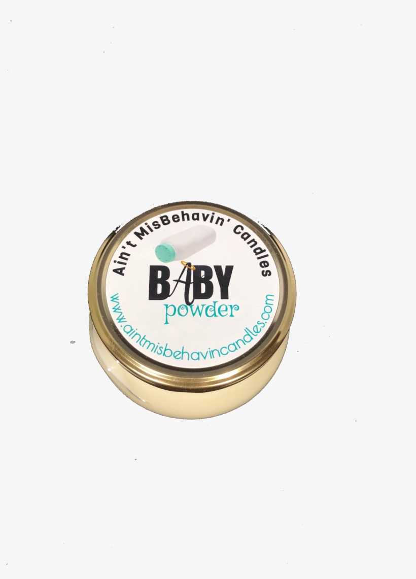 Image Of Baby Powder Candle - Circle, transparent png #5995333