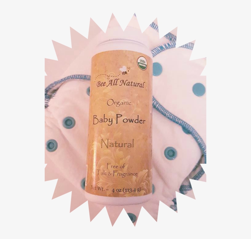 No Bee All Natural Baby Powder - Safe Baby Powder To Use, transparent png #5995390