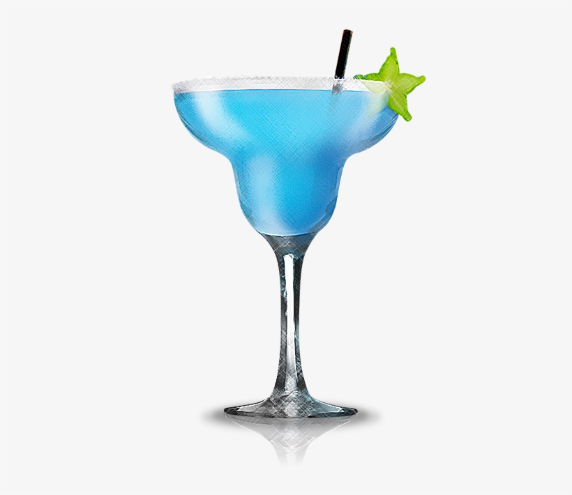Blue Margarita - Curacao Blue Margarita Png, transparent png #5997372