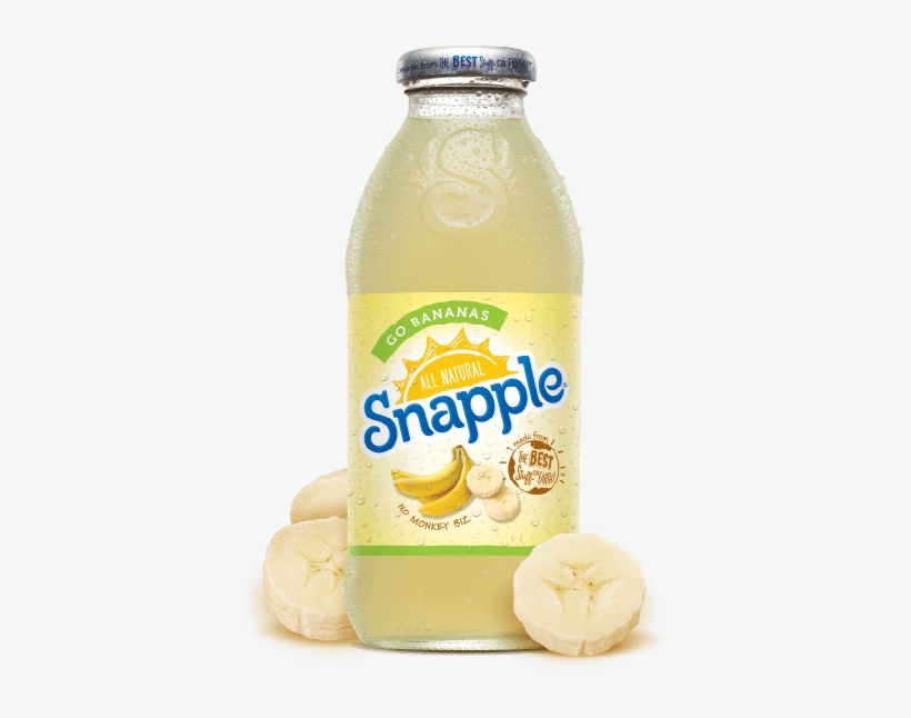 Snapple Go Bananas Juice Drink - Snapple Go Bananas Juice - 16 Fl Oz Bottle, transparent png #5997426