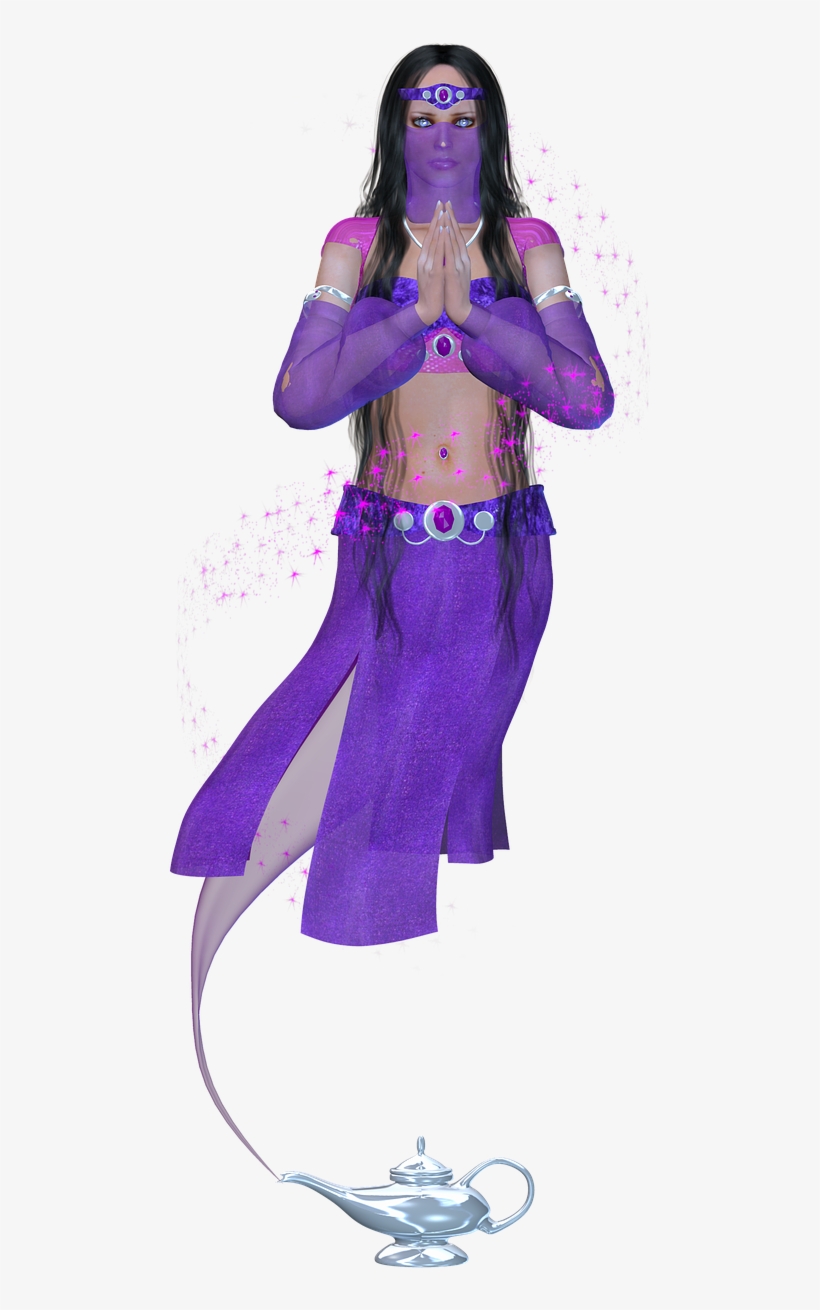 Genie Aladdin Lamp - Jin Aladin, transparent png #5997593