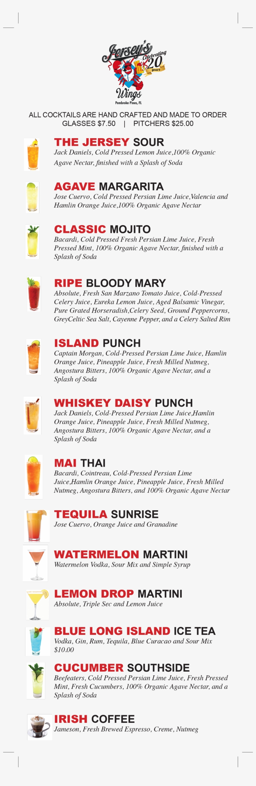 Drinks, Drink Menu - Document, transparent png #5997641