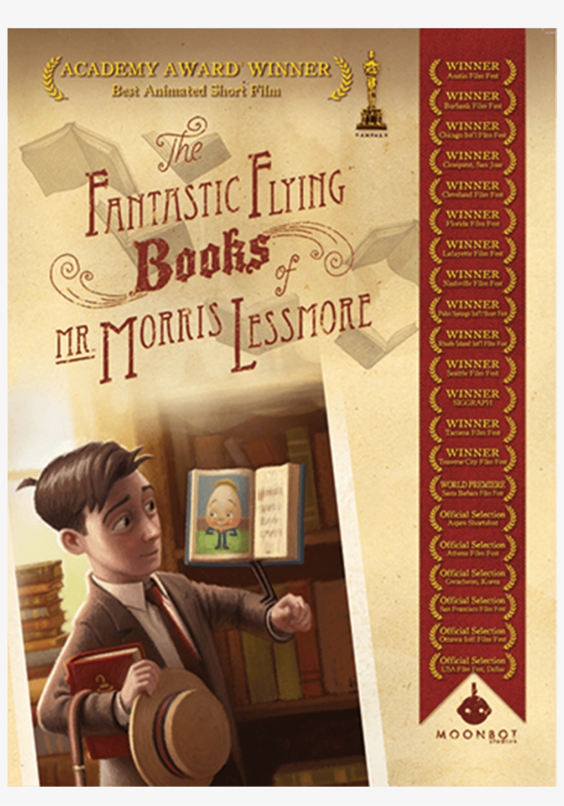 The Fantastic Flying Books Of Mr - Fantastic Flying Books Of Mr Morris Lessmore Dvd, transparent png #5997808