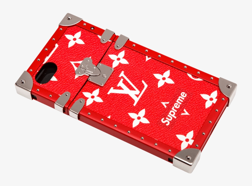 Iphone 7 Trunk Case Louis Vuitton Eye Trunk For Iphone - Freng Louis Vuitton Supreme W5215 Iphone X Case, transparent png #5997855
