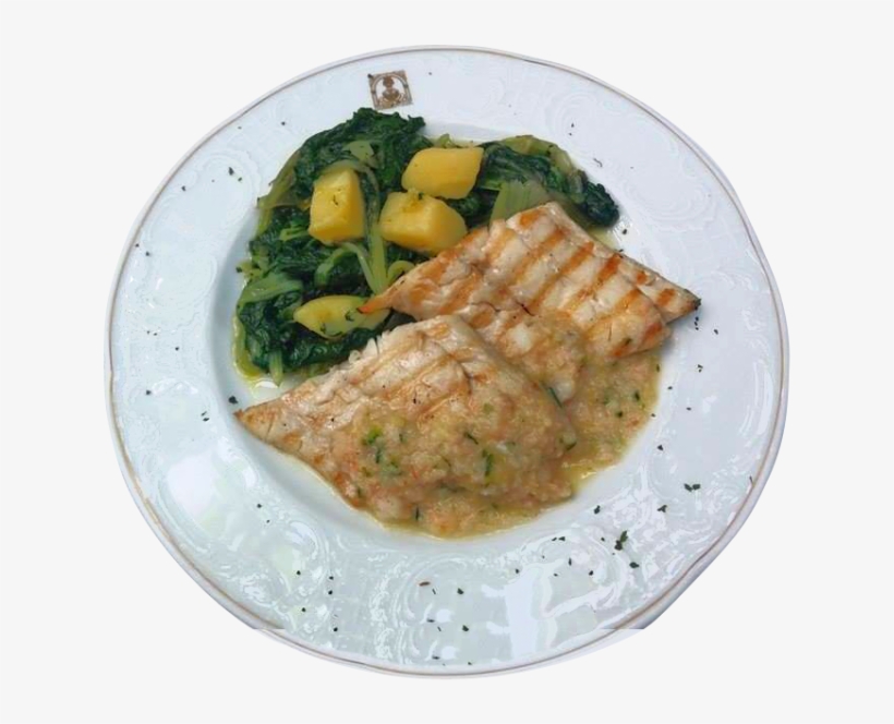 Fish Fry On A Bed Of Arugula - Fish, transparent png #5998728